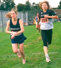 Jo and Anna at the St Albans Relay 2001