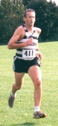 Chris at the St Albans Relay 2001