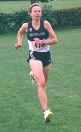 Astrid at the St Albans Relay 2001