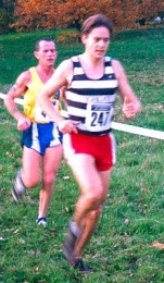 Duncan at the 2001 London Champs - Parliament Hill