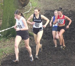 Astrid at the Southern Championships - Parliament Hill 2004