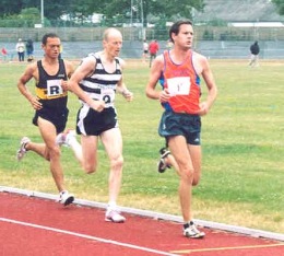 Henry in the Southern Men's League 5000m - Portsmouth 26th June 2004