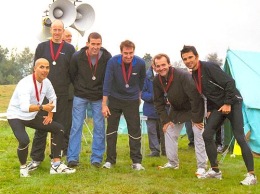 The silver medalists at the SEAA 6 stage - Aldershot 25th September 2004