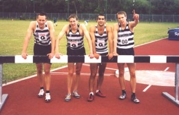 Mens 4x400m Relay team (Greg, Pat, Dan &Ben) - Woking 10th July 2004