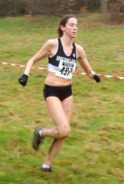 Lindsay at the Southern Cross Country Championships - Parliament Hill 2005