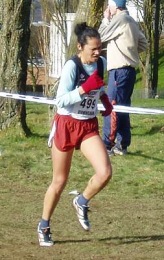 Josefa at the National Cross Country Championships - Birmingham 2005