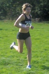 Anna at the Ealing Relays - 1st October 2005