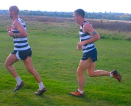 José and Keith at the Met League - Wormwood Scrubs - 29th October 2005