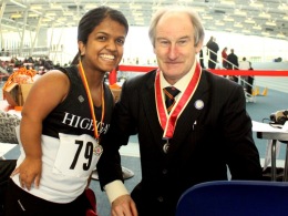 Randika Cooray at the Middlesex Indoor Championships - 6th March 2011