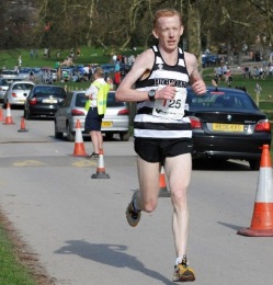Richard Scott at the National 12 stage Relay - Sutton Park - 9th April 2011