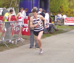 Phil at the National 12 stage relay - Sutton Park 2004