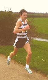 Keith at the SEAA 12 stage relay - Milton Keynes - April 2005