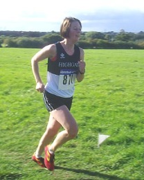 Jenny at the Ealing Relays - 1st October 2005