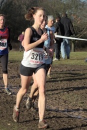 Sonja at the SEAA Championships - Parliament Hill Fields - 30th January 2010
