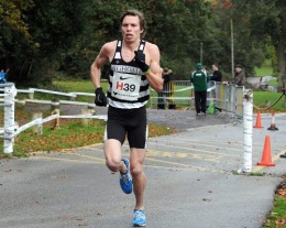 Ryan McKinley at the England Road Relay Championships - Sutton Park - 16th October 2010