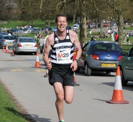 Shaun Dixon at the National 12 stage Relay - Sutton Park - 9th April 2011