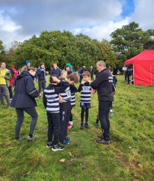Highgate Harriers athletes at the 2023 Fryent Cross-Country event