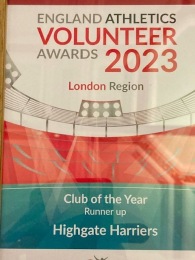 England Athletics London Volunteer Awards 2023