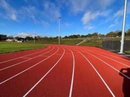 New athletic track