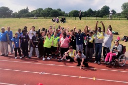 Highgate Harriers disability athletics group photo