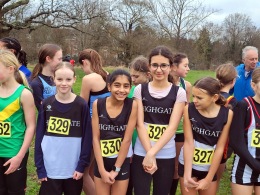 Highgate Harriers at North West London XC League (3rd February 2024)