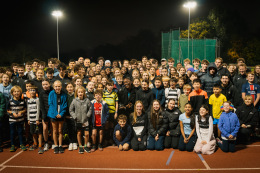 Olympic Champion Julien Alfred paid a visit to Highgate Harriers to meet the club’s young athletes
